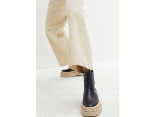 B.P.C szerokie jeansy 7/8 beżowe ^44