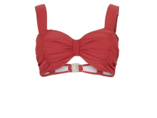 B.P.C biustonosz bikini na fiszbinach usztywniany marszczenia r.54(110