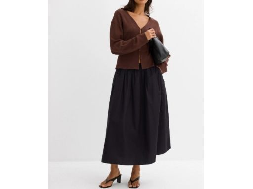 B.P.C sweter rozpinany brązowy damski r.44/46