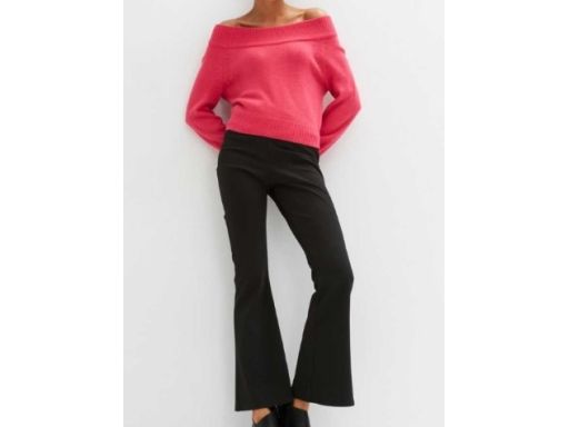 B.P.C krótki sweter carmen różowy ^40/42