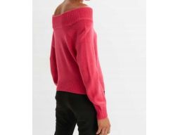 B.P.C krótki sweter carmen różowy ^40/42