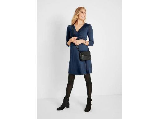 B.P.C sukienka ciążowa czarna wiskozowa ^40/42