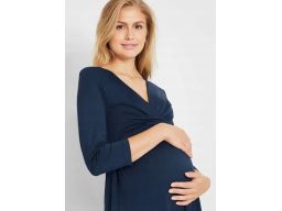 B.P.C sukienka ciążowa czarna wiskozowa ^40/42