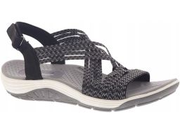 SKECHERS sandały sportowe szare r.40