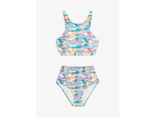 B.P.C bikini bustier wielokolorowe z figami wysoki stan ^46