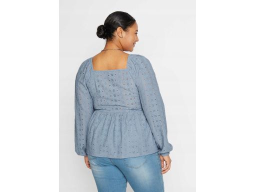 B.P.C bluzka niebieskoszara ażurowa ^44/46