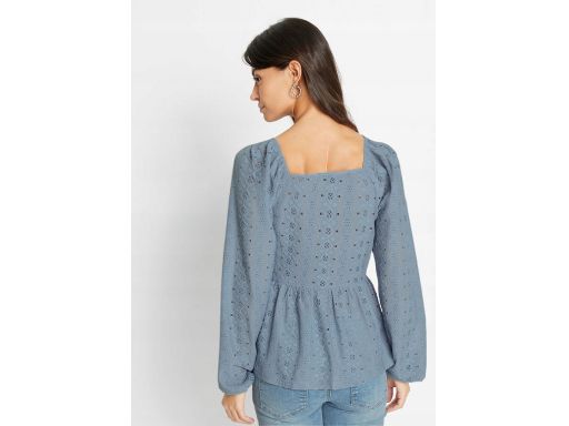 B.P.C bluzka niebieskoszara ażurowa ^44/46