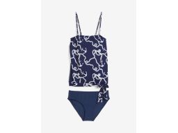 B.P.C tankini granatowe w jasne wzory r.40