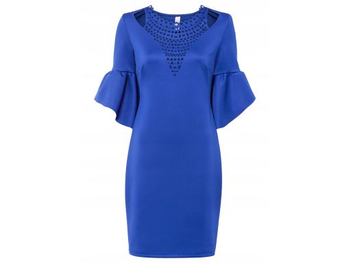 B.P.C Sukienka niebieska z wycięciami ^36/38