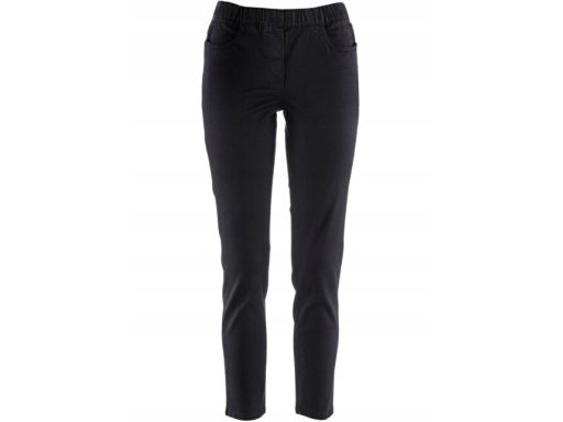 B.P.C jeansy 7/8 czarne damskie r.52
