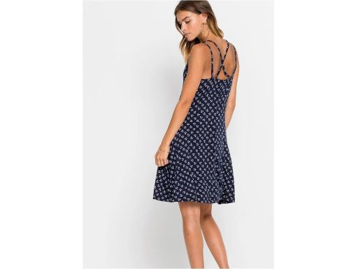 B.P.C sukienka granatowa w kotwice letnia r.32/34