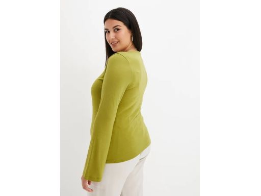 B.P.C bluzka z wiskozy zielona 44/46.