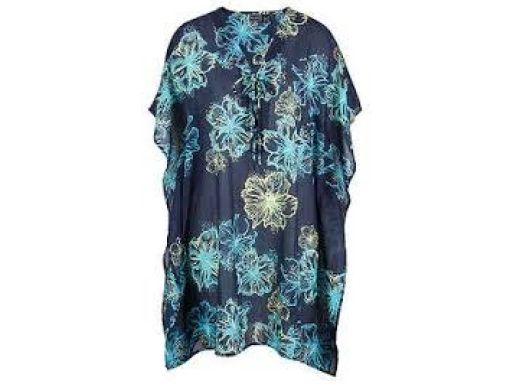 B.P.C tunika plażowa prześwitująca z nadrukiem r.52/54