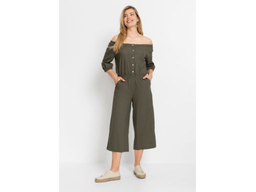 B.P.C kombinezon lniany khaki r.44