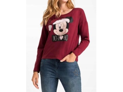 B.P.C bluzka czerwona Myszka Miki świąteczna 32/34