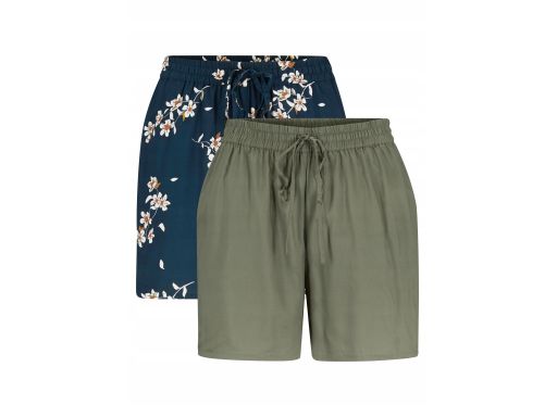 B.P.C szorty oliwkowe khaki wiskozowe ^50