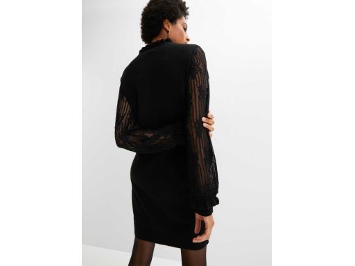 B.P.C sukienka dzianinowa z koronkowymi rękawami r.40/42