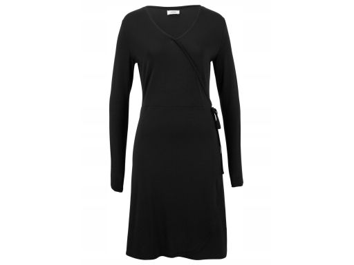 B.P.C Sukienka czarna długi rękaw ^36/38