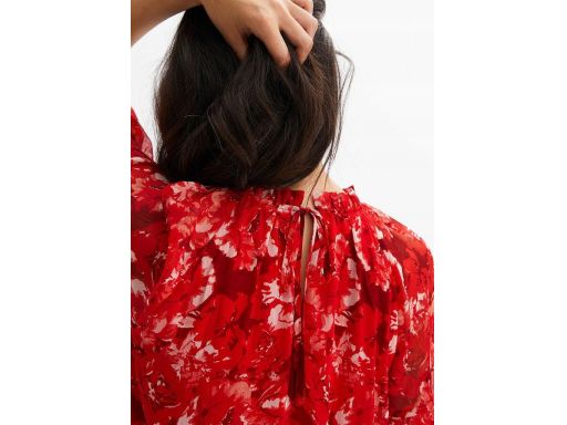 B.P.C. szyfonowa sukienka z nadrukiem r.40