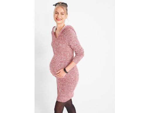B.P.C dzianinowa ciążowa sukienka kaptur 40/42.