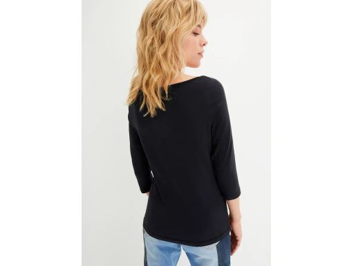 B.P.C czarna bluzka bawełniana ^32/34