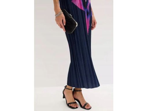 B.P.C sukienka plisowana bandeau we wzory kwiatowe ^46