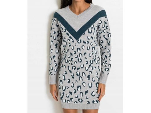 B.P.C sukienka dzianinowa w cętki ^40/42