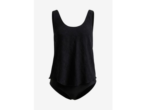 B.P.C kostium jednoczęściowy czarny efekt tankini ^50