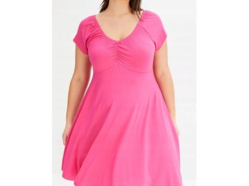 B.P.C letnia sukienka shirtowa pink lady ^36/38