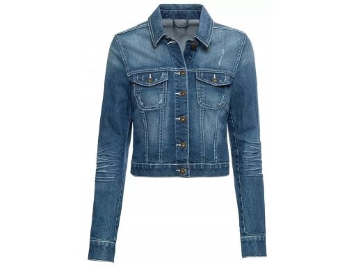 B.P.C kurtka jeansowa z koronką na mankietach ^32