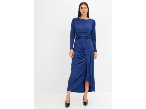 B.P.C sukienka z dżerseju z marszczeniem i falbaną ^36/38