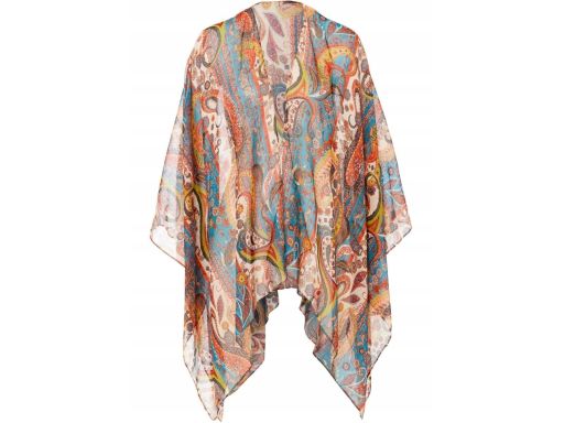 B.P.C poncho letnie z nadrukiem ^one size