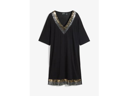 B.P.C sukienka tunika plażowa z cekinami ^40/42