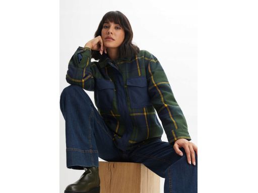 B.P.C kurtka koszulowa damska przejściowa w kratę 48.