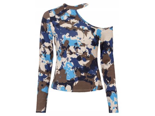 B.P.C bluzka we wzory z wycięciami 44/46.