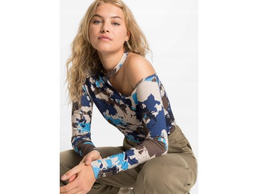 B.P.C bluzka we wzory z wycięciami 44/46.