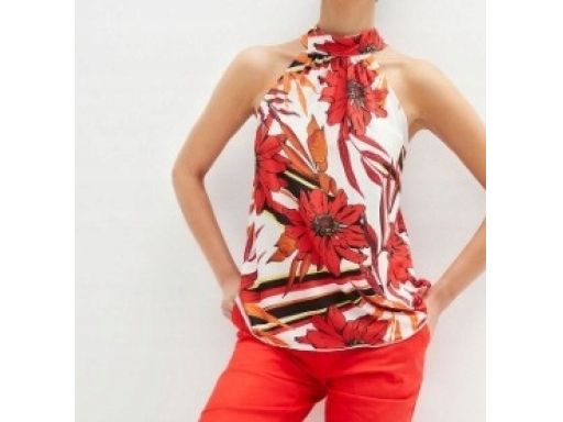 B.P.C top z wiązaniem i nadrukiem ^48/50