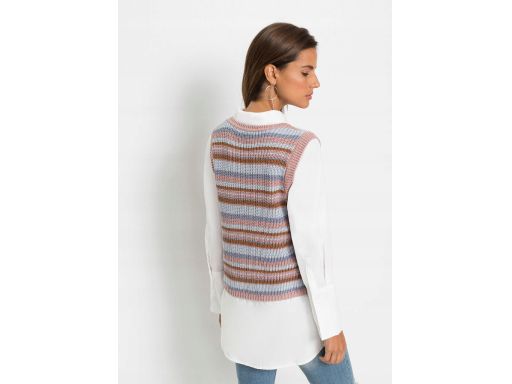 B.P.C kamizelka dzianinowa w paski 32/34.