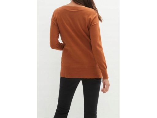 B.P.C sweter ciążowy i do karmienia brązowy ^48/50