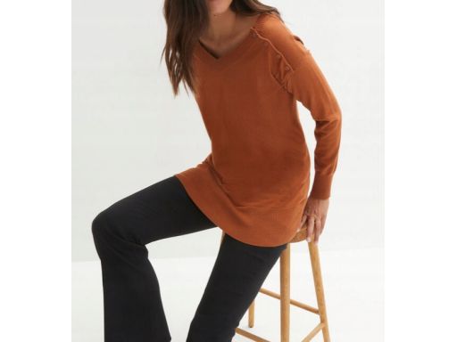 B.P.C sweter ciążowy i do karmienia brązowy ^48/50