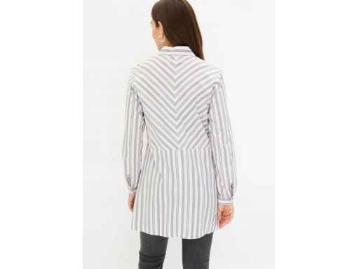 B.P.C bluzka koszulowa dłuższa w paski 42.