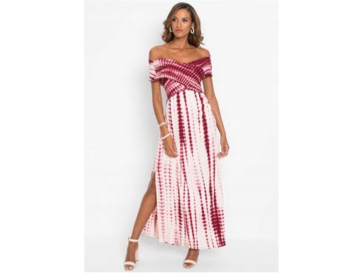 B.P.C długa sukienka letnia we wzory r.32/34