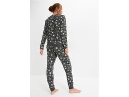 B.P.C bluzka od piżamy damska szara w gwiazdki ^40/42