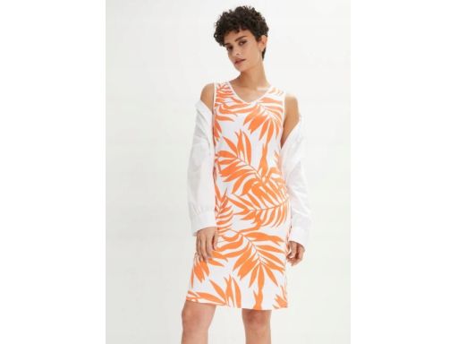 B.P.C bawełniana sukienka letnia z nadrukiem r.44/46