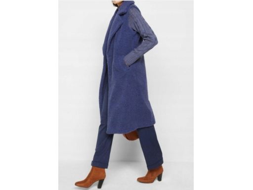 B.P.C kamizelka płaszcz bez rękawów boucle granatowa ^44