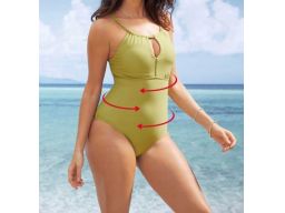 B.P.C kostium kąpielowy oliwkowy modelujący 54.