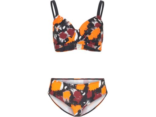 B.P.C bikini miękkie na fiszbinach kolorowe we wzory 40 (80E).