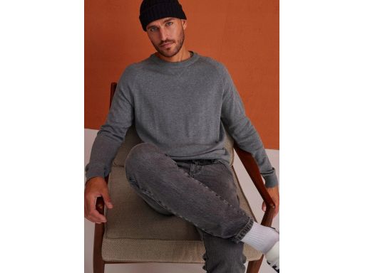 B.P.C sweter męski czarny bawełniany ^60/62, XXL