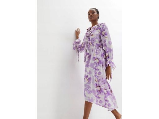 B.P.C sukienka midi z nadrukiem r.52