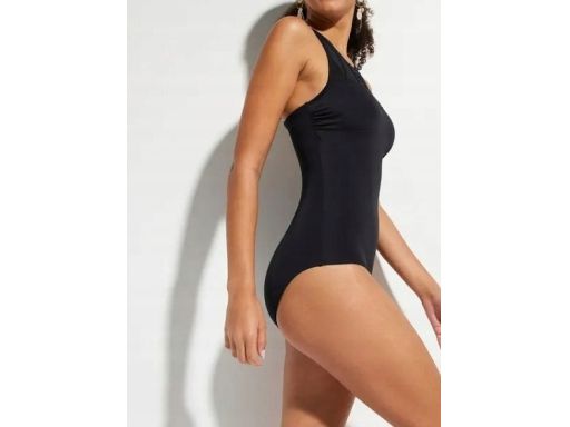 B.P.C. kostium kąpielowy modelujący czarny z siateczką r.44